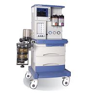 Trolley-mounted anesthesia workstation ACM619with respiratory monitoring