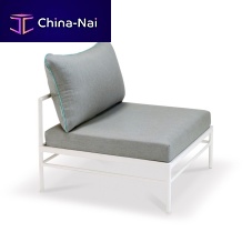 Contemporary fireside chair RIVAGESunbrella®Batyline®extruded aluminum
