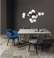 Contemporary table MATCHmarblerectangular