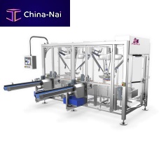 Robotic case packer high-speedautomaticfood