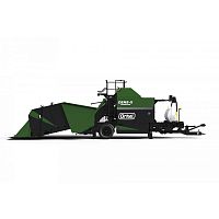 Organic waste compactor Dens-Xmobilehorizontalhydraulic