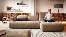 Modular sofa AVIVOcontemporaryliving roomfabric