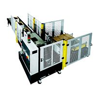 Automatic cardboard box/case erector adhesive tapebottom sealerwith bag inserter