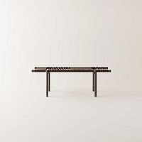 Contemporary bench Rendez-vousaluminumropewithout backrest