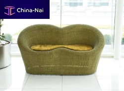 Contemporary sofa GIADAgreenrattanwicker