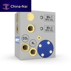 2-channel gas mixer KM20-ECOfor the beverage industrycompactstainless steel