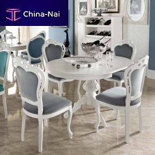 Traditional table BELLA VITAwoodenovalround
