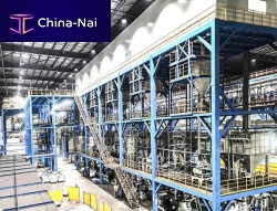 Liquid mixing system powder