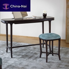 Contemporary stool JUNfabricplywoodAmerican walnut