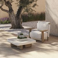 Contemporary coffee table Miloscementiroko baserectangular