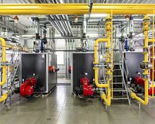 Steam boiler gassolid fuelfire tube