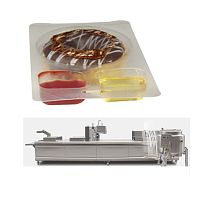 PLC-controlled packing machine DZL-420Yservo-drivenvacuumblister
