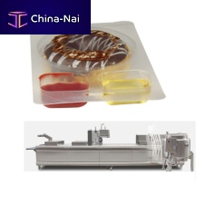 PLC-controlled packing machine DZL-420Yservo-drivenvacuumblister