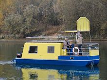 Outboard houseboat POHODAcanal2-cabin