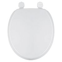 Antibacterial toilet seat MARINAmade of thermo-hardening plasticwhitecommercial