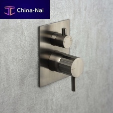 Shower mixer tap PR51GM101BLX+PR51MC101BLXwall-mountedbuilt-inchrome-plated brass