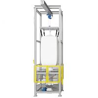 Big bag discharge unit pneumatic