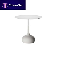 Contemporary table SAEN XSreinforced concretelacquered metal steel baseconcrete base