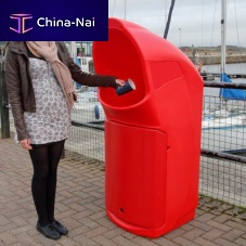Airport waste bin Combo Deltafloor-mounted