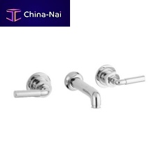 Washbasin mixer tap THE BESTWOODwall-mountedbrassnickel