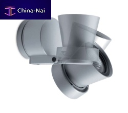 Wall-mounted spotlight ASALEDroundaluminum
