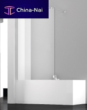 Fixed bath screen KUV1tempered glassframeless