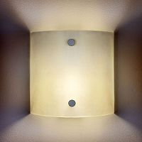 Contemporary wall light PELEG: HORIZON SCONCEindoorglasscurved
