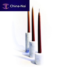Carrara marble candle holder ART. 20/21/22contract