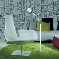 Floor-standing lamp OMNIApainted steelcontemporarywireless