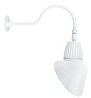 Surface-mounted light fixture GOOSENECK CONELEDroundfor display cases