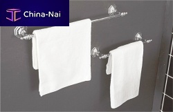 1-bar towel rack EVANwall-mountedbrass