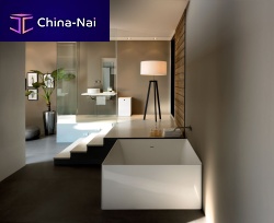 Square bathtub DUALacrylicwhite