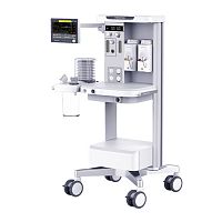 Trolley-mounted anesthesia workstation X35with respiratory monitoringwith gas scavenging systemwith electronic gas mixer