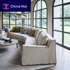 Modular sofa Lollcontemporaryfabricgray