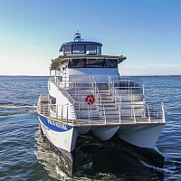 Catamaran passenger ship Spirit of Matushka & Skanaaluminumhydrofoil