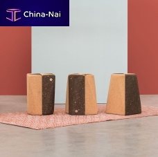 Contemporary stool DUOcorksquare