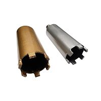 Diamond-coated core bit