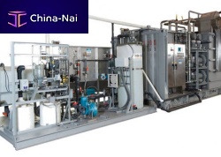 Industrial waste treatment plant automated
