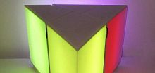 Contemporary light column D*LIGHT
