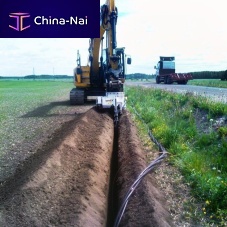 Chain trencher CHD 90Brubber-tired