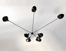Contemporary wall light MSC-SP7indoormetalby Serge Mouille