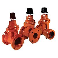 Gate valve AWWA C515manualshut-offfor wastewater