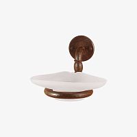 Wall-mounted soap dish FT342wrought ironglassblack