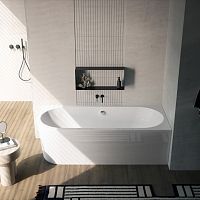 Corner bathtub NOTOback to wallfor homescontemporary