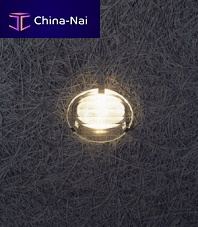Contemporary ceiling light WAVEroundlinearrectangular