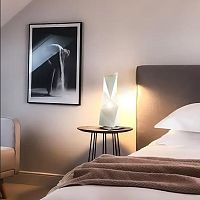 Bedside table lamp DIAMONDOpalflex®contemporarycorded