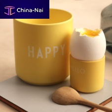 Porcelain egg cup YELLOHELLO