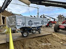 Electric self propelled trolley ErgoMover Lift+Go 360� WIRELESS2-axlefor constructionfor heavy loads