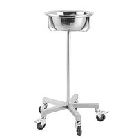 Trolley-mounted surgical basin stand IMSSTstainless steel