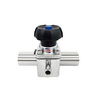 Diaphragm valve P61_3manualpneumaticsampling